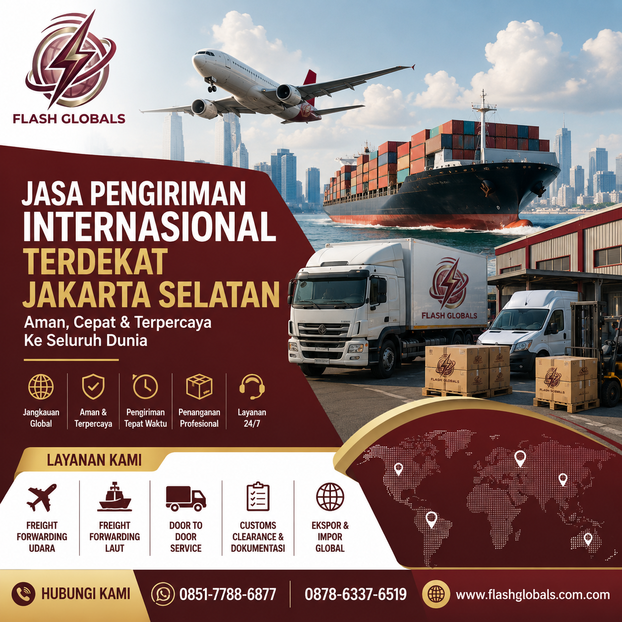Nearest International Shipping Services in South Jakarta