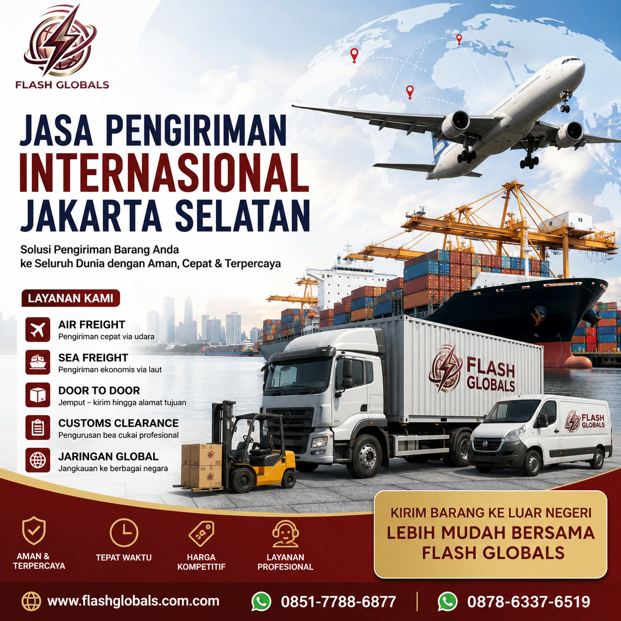 International Shipping Services in South Jakarta