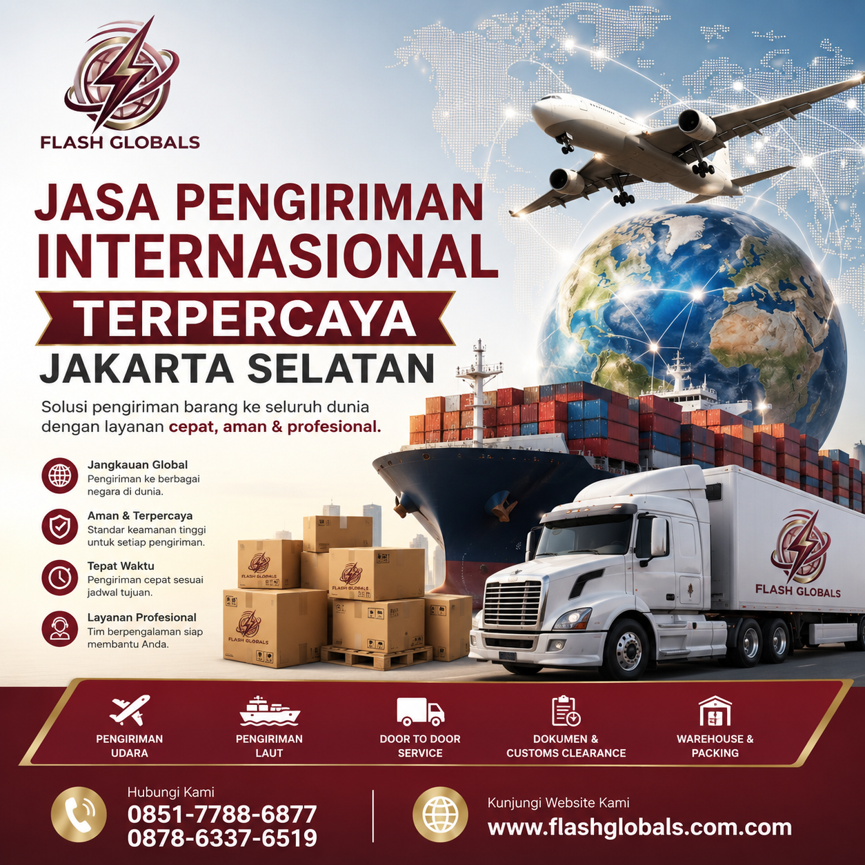 Trusted International Shipping Services in South Jakarta