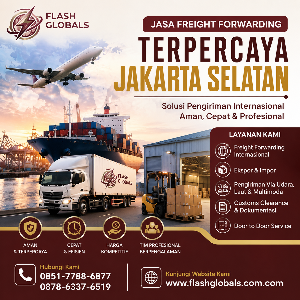 Trusted Freight Forwarding Services in South Jakarta