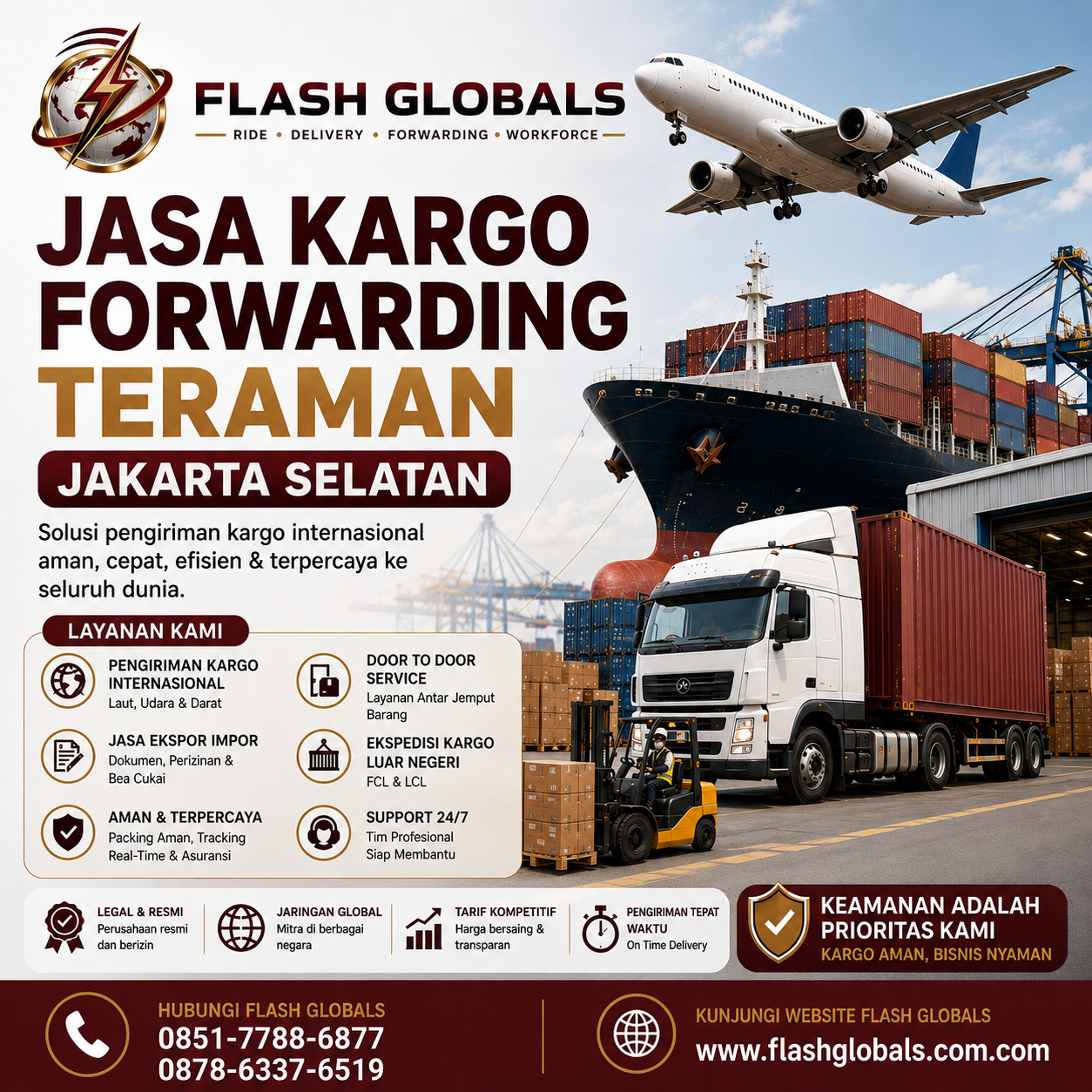Safest Cargo Forwarding Services in South Jakarta