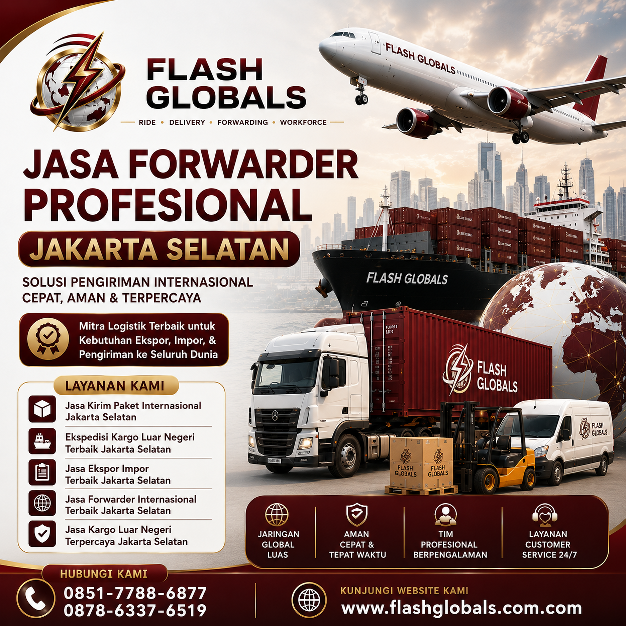 Professional Freight Forwarder in South Jakarta