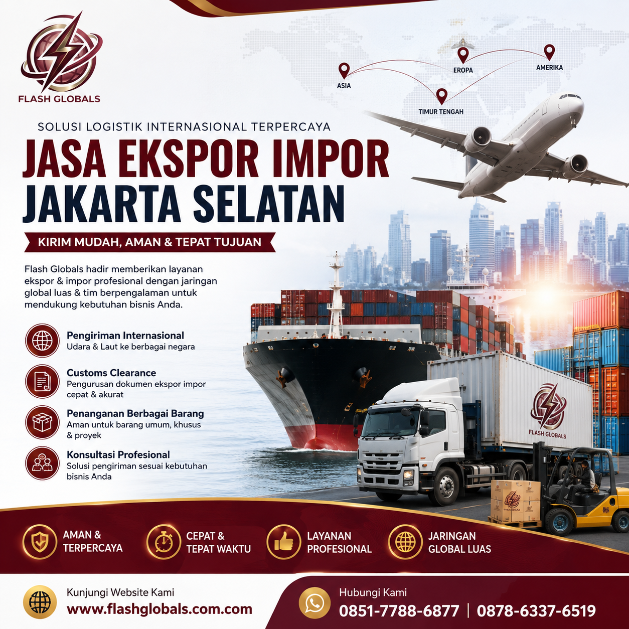 Export-Import Services in South Jakarta