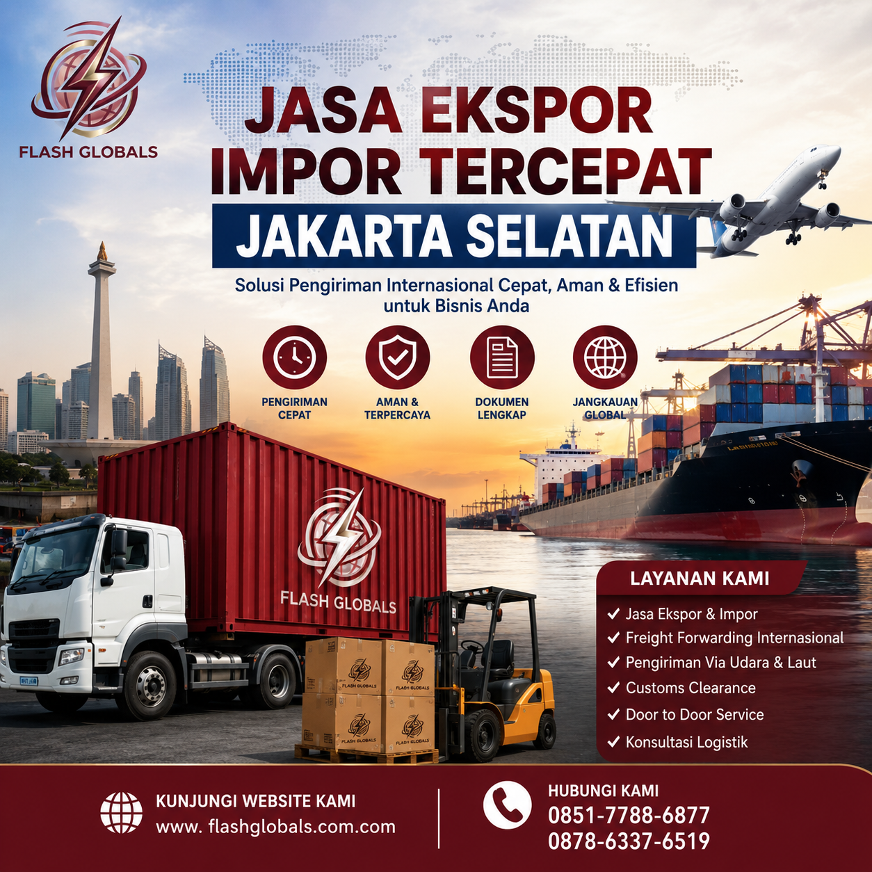 Fastest Export-Import Services in South Jakarta