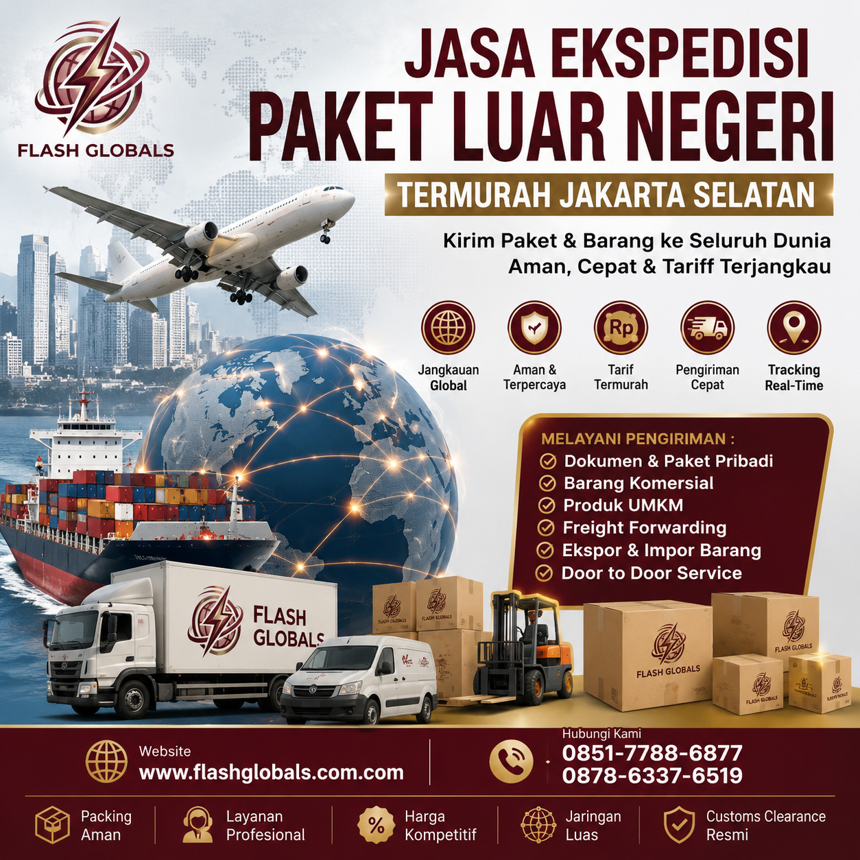 Cheapest Overseas Parcel Expedition Services in South Jakarta