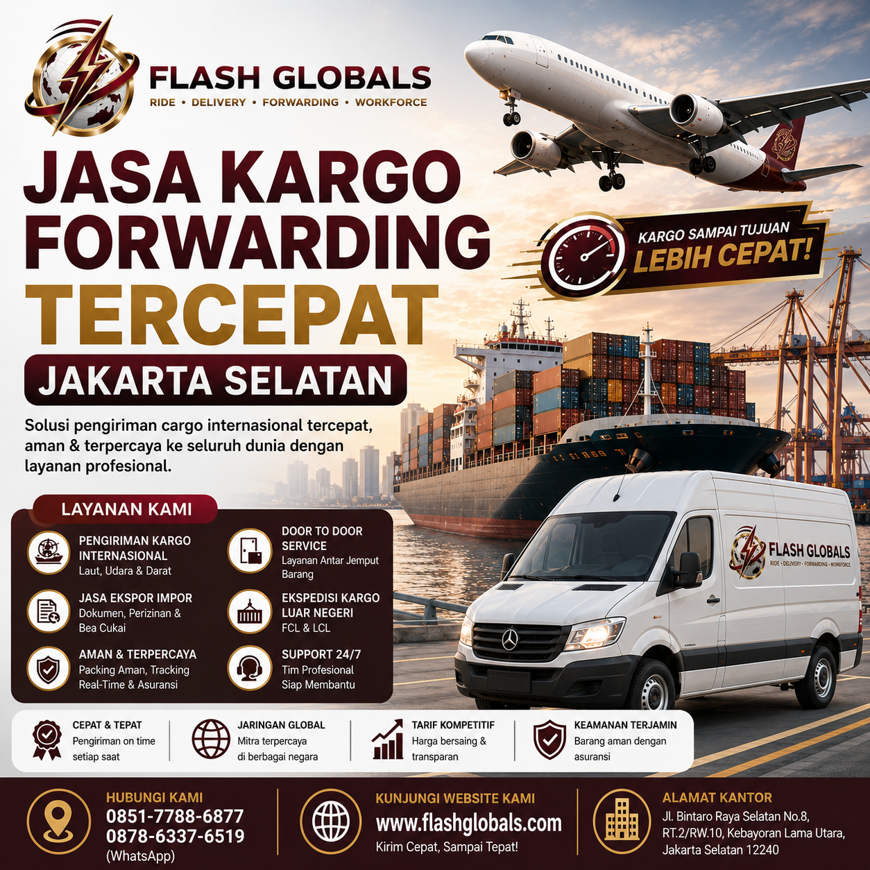 Fastest Cargo Forwarding Services in South Jakarta